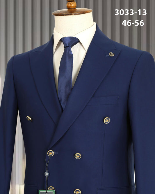 Men’s Jacket 3033 – Structured, Tailored Double-Breasted