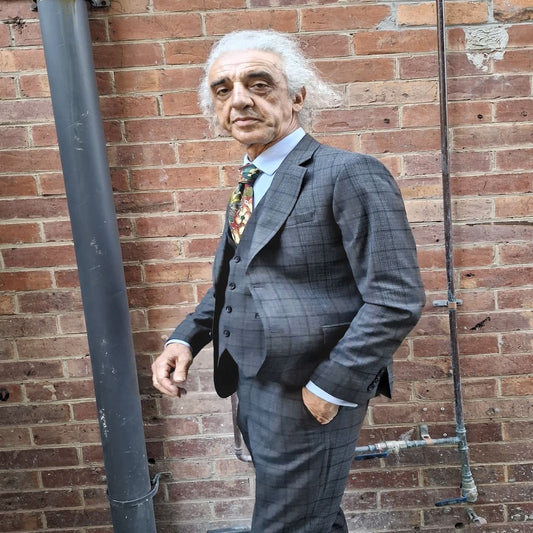 Men’s classic three-piece formal suit model 3195 by West End Tailor, Brisbane