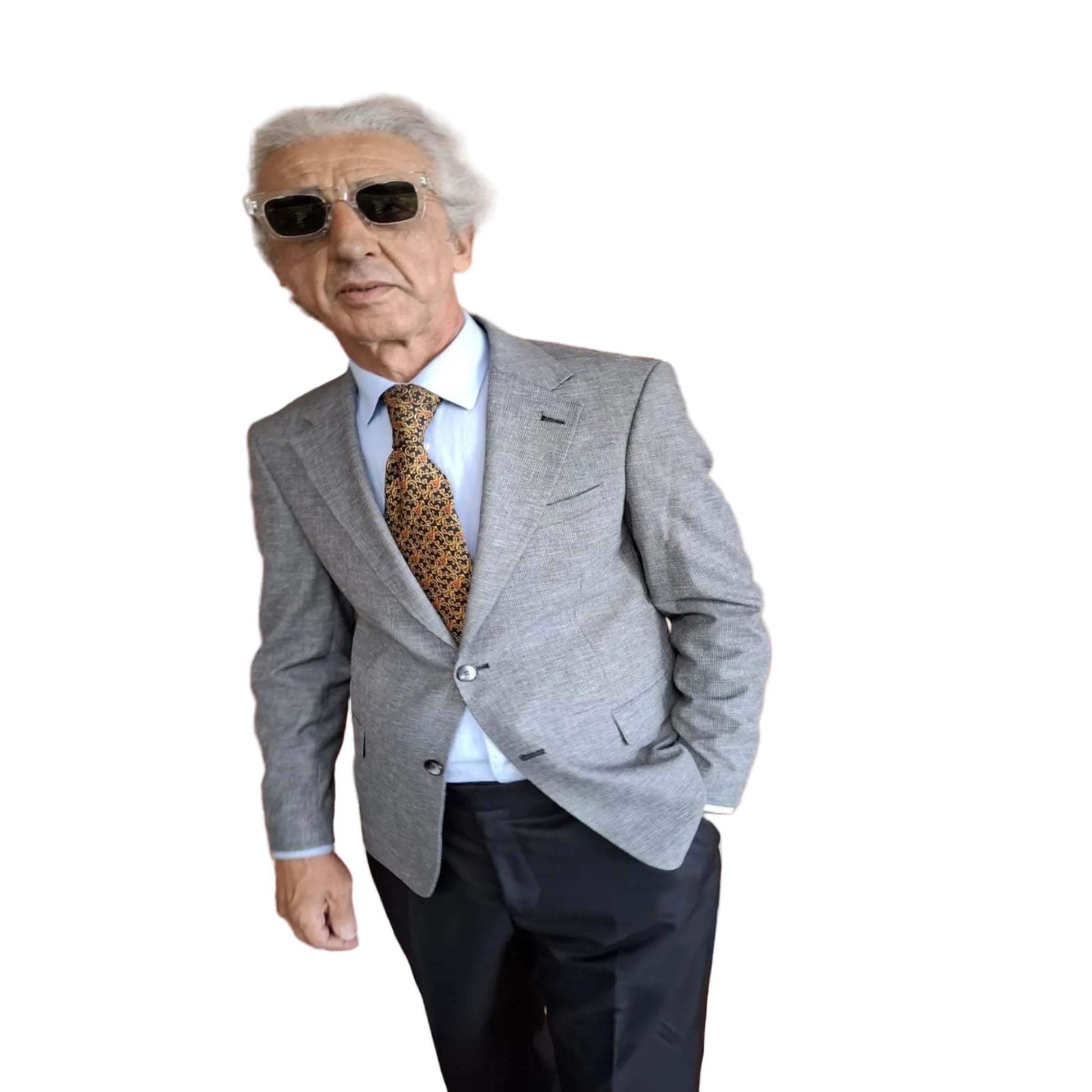 Lightweight men’s sport jacket 5205 with breathable fabric by West End Tailor